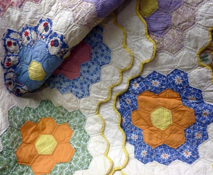 photo of section of quilt