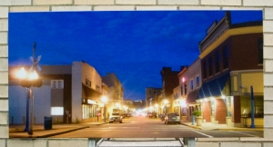 canvas print of main street