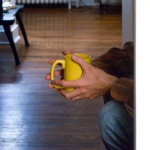 hands holding coffee cup