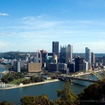 Downtown Pittsburgh on a lovely October day.